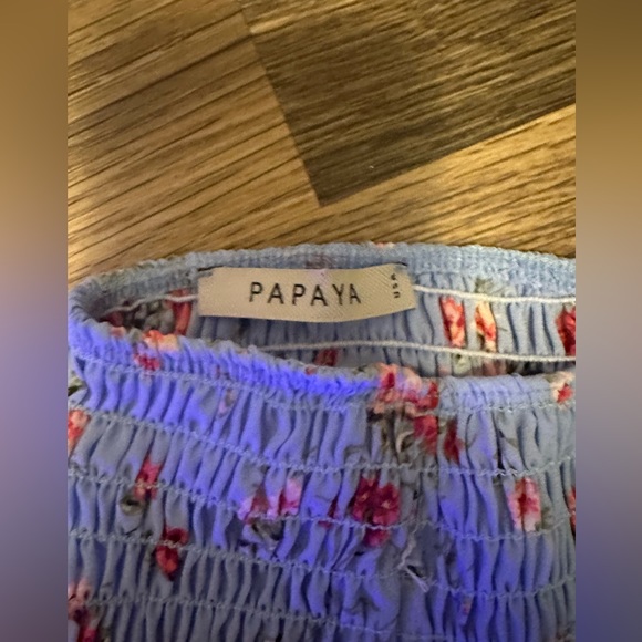 CUUTE scrunch papaya skirt - Picture 2 of 2